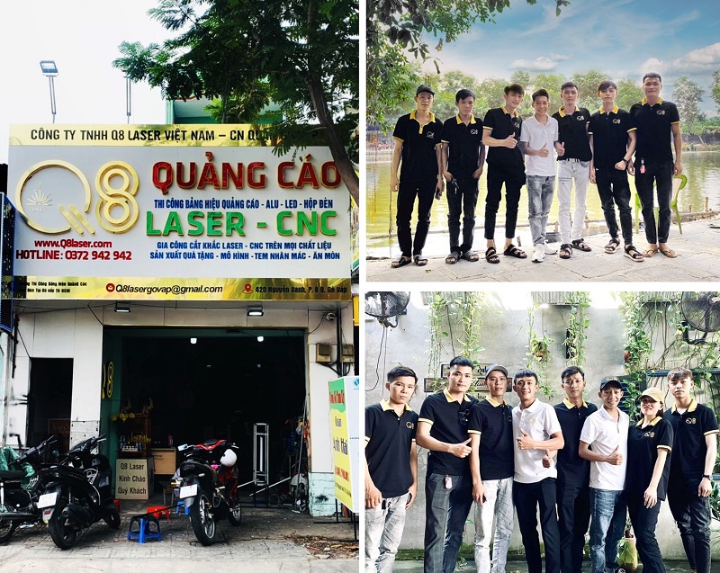 Máy móc gia công tại xưởng
